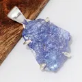Pendentif pierre naturelle Tanzanite brute - Pendentifs pierres naturelles