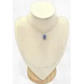 Tanzanite brute véritable - Pendentif argent 925 - Pendentifs pierres naturelles
