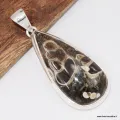 Pendentif argent Jaspe Tortue - Turtella - Bijoux en Jaspe Tortue - Turtella