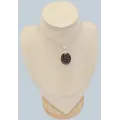 Pendentif ovale Jaspe Tortue - Turtella - Argent 925 - Bijoux en Jaspe Tortue - Turtella