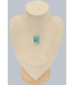 Pendentif Turquoise Mohave argent 925, bijou énergétique