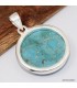 Bijou Pendentif Véritable Turquoise Mohave