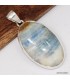 Grand Pendentif en Scheelite bleue - Argent 925