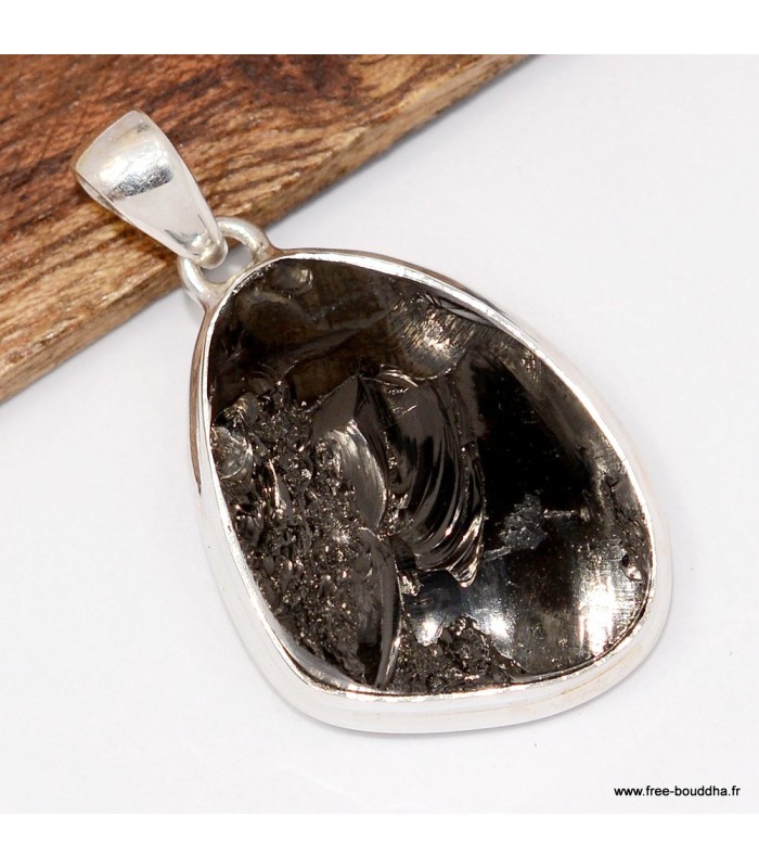 Pendentif Shungite Elite serti clos