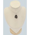 Pendentif Shungite Élite serti clos authentique, bijou argent 925