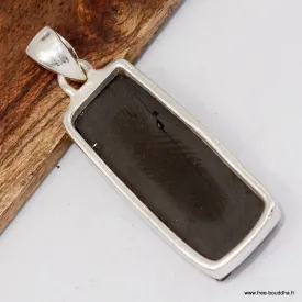 Pendentif Shungite Elite rectangulaire - Pendentifs pierres naturelles