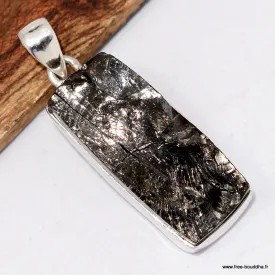 Pendentif Shungite Elite rectangulaire - Pendentifs pierres naturelles