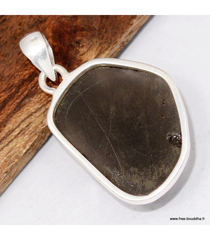 Pendentif argent Saffordite - Pierre authentique