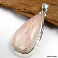 Pendentif goutte en Scolecite Orange - Pendentifs pierres naturelles