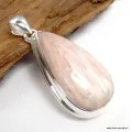 Pendentif goutte en Scolecite Orange - Pendentifs pierres naturelles