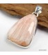 Pendentif Scolecite orange forme libre