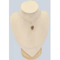 Pendentif Tourmaline Melon d'eau - Argent 925 - Pendentifs pierres naturelles