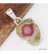 Pendentif Tourmaline Melon d'eau - Argent 925