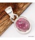 Authentique Pendentif Tourmaline Rose - Argent 925