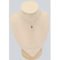 Authentique Pendentif Tourmaline Rose - Argent 925 - Pendentifs pierres naturelles