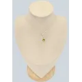 Pendentif Authentique Péridot facetté - Argent 925 - Bijoux en Péridot
