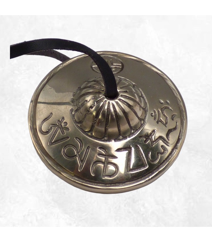 Tingshas Full Moon 8 cm : Bienfaits, Vertus pour Méditation