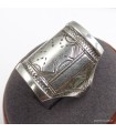 Bague Touareg gravée main argent 925 tailles 55 56
