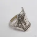 Bague bijou Touareg en argent T 55 56 - Bagues pierres naturelles