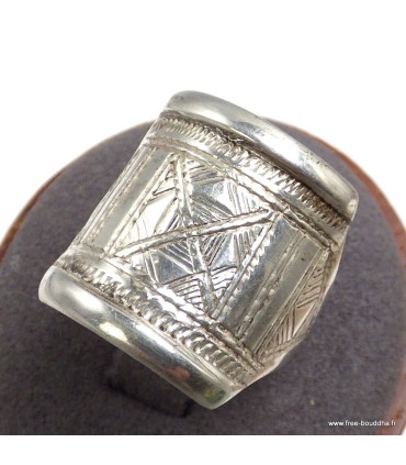Bague ethnique Touareg argent 925 taille 58