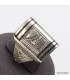 Bague Touareg triangulaire T 55/56 - Argent 925