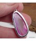 Pendentif Agate druze rose – Argent 925 certifié