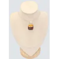 Pendentif carré en Jaspe Mokaïte - Argent 925 - Pendentifs pierres naturelles