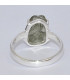 Bague argent Modavite brute taille 52 (13) Bijoux en Moldavite SK50.13