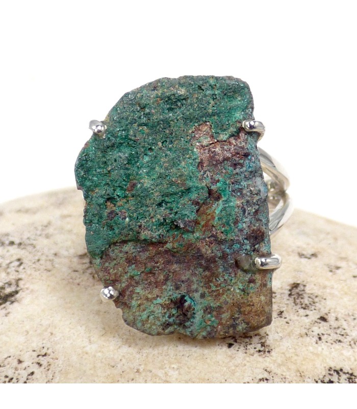 Bague Atacamite argent 925 taille 60