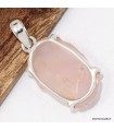 Pendentif quartz rose authentique – pierre d’amour universel