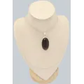 Pendentif argent obsidienne œil céleste cuivré– Protection sacrée - Bijoux en Obsidienne