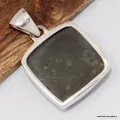 Pendentif pyrite dorée – Argent 925 fait main - Pendentifs pierres naturelles