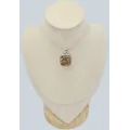 Pendentif pyrite dorée – Argent 925 fait main - Pendentifs pierres naturelles