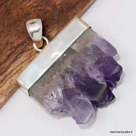 Pendentif améthyste stalactite – Pierre de Sagesse - Pendentifs pierres naturelles