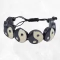 Bracelet tibétain sculpté main Ying yang - Bracelets tibétains bouddhistes