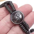 Bracelet tibétain sculpté du double Dordje vajra - Bracelets tibétains bouddhistes
