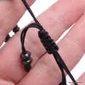 Bracelet tibétain sculpté du double Dordje vajra - Bracelets tibétains bouddhistes