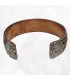 Bracelet népalais épais en cuivre – Artisanat traditionnel sacré