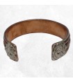 Bracelet népalais épais en cuivre – Artisanat traditionnel sacré