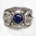 Gros Bracelet bouddhiste avec Lapis Lazuli - Bracelets tibétains bouddhistes