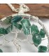 Pendentif Arbre de Vie en Jade vert avec chaîne