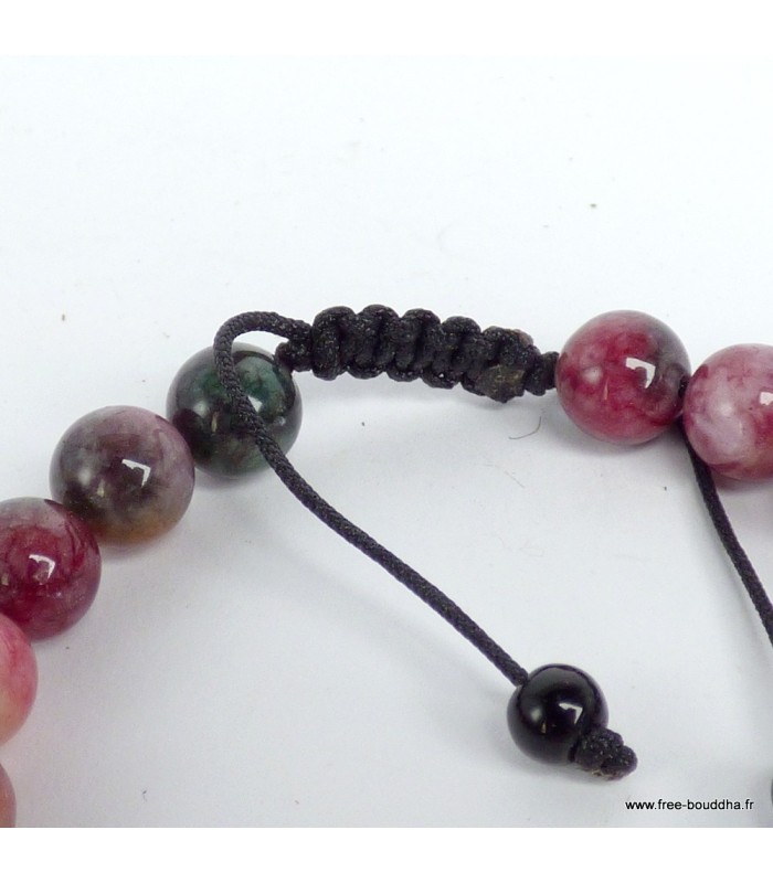 Bracelet mala tibetain pour méditation en Jade
