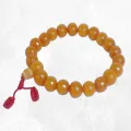 Bracelet tibétaine népalais faux ambre - Grande taille - Bijoux tibetains bouddhistes