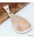 Pendentif argent Natrolite rose authentique - Argent 925