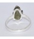 Bague en Moldavite brute, taille 56, authentique, argent 925