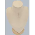 Pendentif argent Natrolite rose authentique - Forme goutte - BIjoux en Natrolite