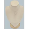 Pendentif Natrolite rose authentique - Forme ovale - BIjoux en Natrolite