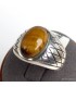 Bague Chevalière pour Homme en Oeil de Tigre argent 925