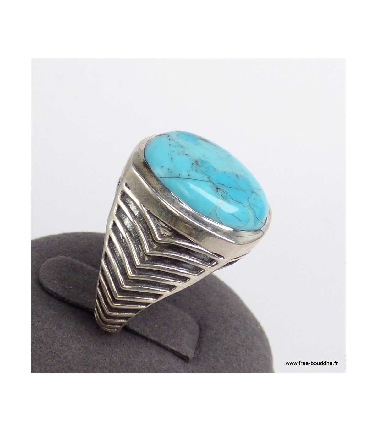 Bague homme, anneau métal noir acier argenté | Création Bijou Zor Paris