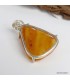 Pendentif Ambre naturel serti griffes - Gros morceau